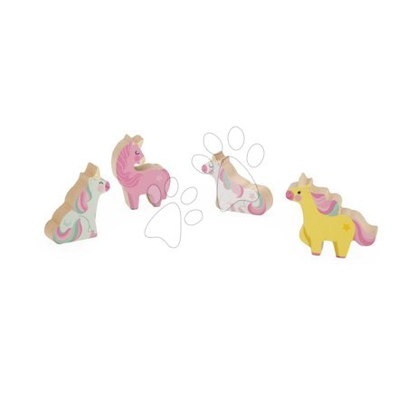 Дървени къщички - Дървена къщичка за еднорози Unicorn House Janod - 7