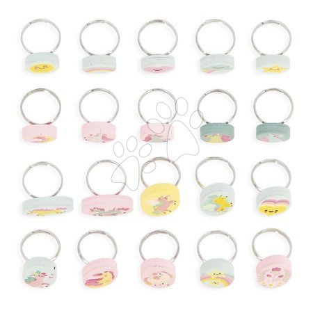 Ръчни работи и творчество - Регулируеми пръстени Еднорог Unicorn Adjustable Rings Janod
> - 3