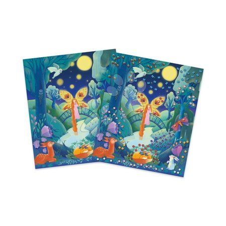 Trabalhos manuais e criação - Maxi conjunto criativo Criação com massa de polímero Jardim Secreto Cane Painting Secret Garden Janod - 2