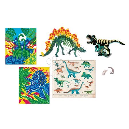 Lucru manual și creație - Set creativ Maxi Dinozauri Jurassik Explorer Atelier Janod - 3