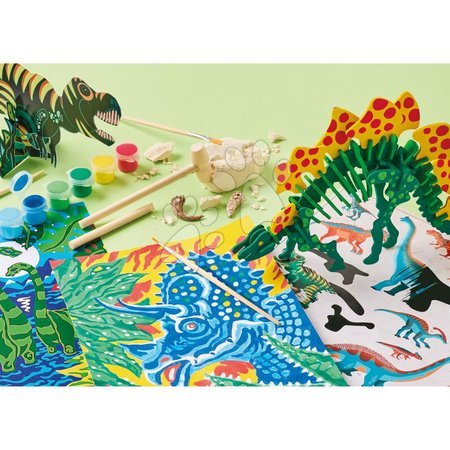 Lucru manual și creație - Set creativ Maxi Dinozauri Jurassik Explorer Atelier Janod - 4