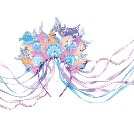 Lucru manual și creație - Set creativ DIY Fabrică-ți singur coroana diademă - Ocean magic Tiara to Make Magic Ocean Atelier Janod - 2