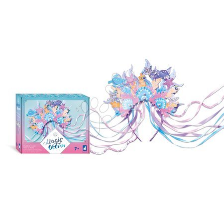 Lucru manual și creație - Set creativ DIY Fabrică-ți singur coroana diademă - Ocean magic Tiara to Make Magic Ocean Atelier Janod - 4