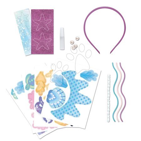 Lucru manual și creație - Set creativ DIY Fabrică-ți singur coroana diademă - Ocean magic Tiara to Make Magic Ocean Atelier Janod - 3