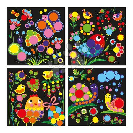 Ръчни работи и творчество - Мини креативен комплект Кръгли стикери Round Stickers My Arts & Crafts Atelier Janod - 8
