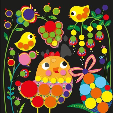 Ръчни работи и творчество - Мини креативен комплект Кръгли стикери Round Stickers My Arts & Crafts Atelier Janod - 5