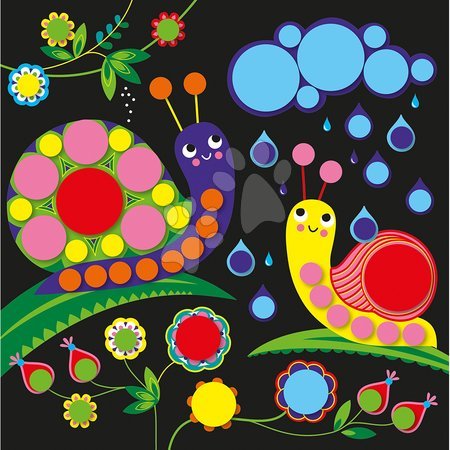 Ръчни работи и творчество - Мини креативен комплект Кръгли стикери Round Stickers My Arts & Crafts Atelier Janod - 2