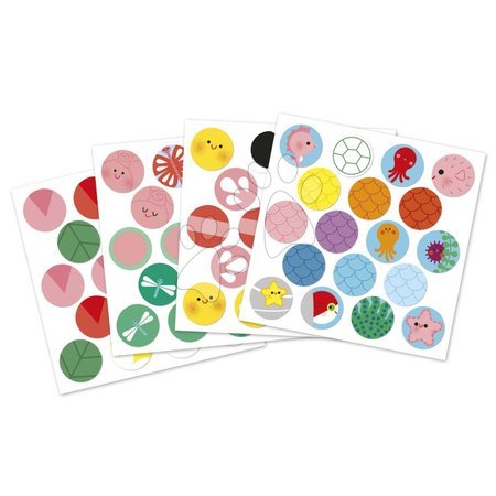 Lucru manual și creație - Set creativ mini Autocolante rotunde Stickers My Arts & Crafts Atelier Janod - 4
