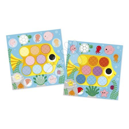 Lucru manual și creație - Set creativ mini Autocolante rotunde Stickers My Arts & Crafts Atelier Janod - 3