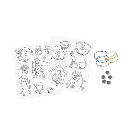 Prace ręczne i tworzenie - Mini kreatívna sada Zmršťovacie obrázky Shrink Plastic Decorations Cats & Dogs Atelier Janod - 2