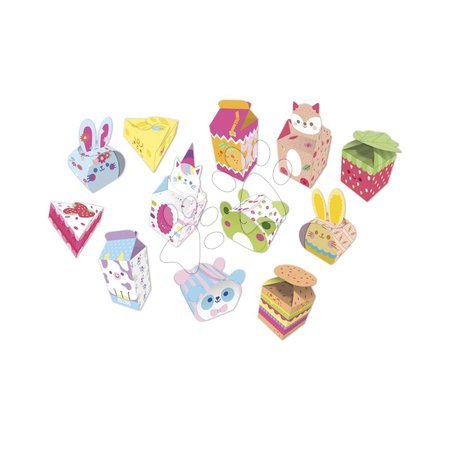 Arts & crafts sets - Mini kreatívna sada Origami Kawaii Paper Boxes Atelie Janod - 3