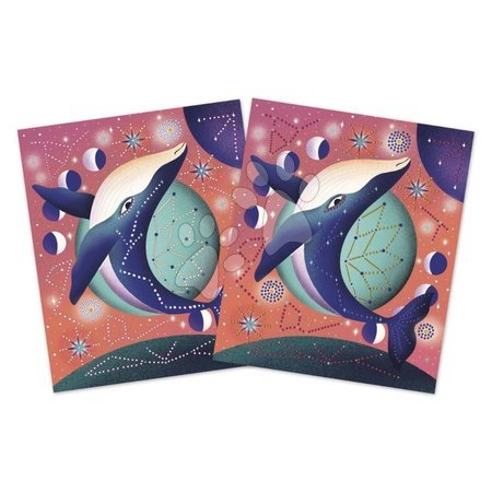 Kreslení a malování - Maxi kreatívna sada 3D Maľovanie bodkami Pointillism 3D Painting Cosmic Animals Atelier Janod - 4