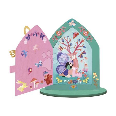 Lucru manual și creație - Set creativ midi Ușă pentru zână Zâne magice Fairy Door Magic Fairies Atelier Janod - 2