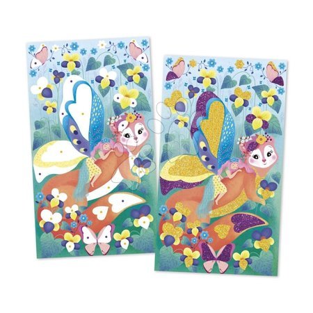 Lucru manual și creație - Set creativ midi Sclipici Zâne magice Glitter Magic Fairies Atelier Janod - 4
