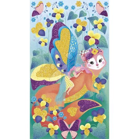 Lucru manual și creație - Set creativ midi Sclipici Zâne magice Glitter Magic Fairies Atelier Janod - 7