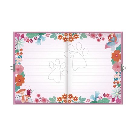 Trabalhos manuais e criação - Kit criativo midi Caderno secreto com fecho Fadas mágicas Secret Notebook Magic Fairies Atelier Janod - 7