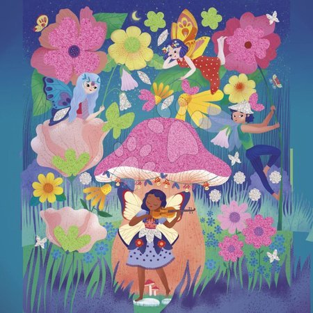 Ръчни работи и творчество | Страница 3 - Midi kreatívna sada Penové nálepky a svietiaci piesok Magické víly Foam Stickers and Phospho Sand Magic Fairies Atelier Janod_1
