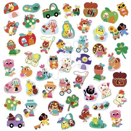 Креативни и дидактически играчки | Страница 26 - Veľké samolepky Jar Spring Big Stickers Janod_1