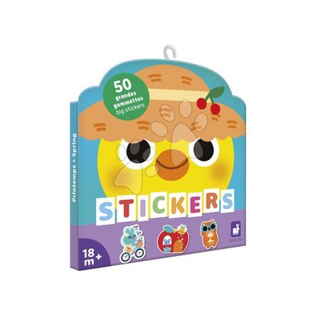 Креативни и дидактически играчки | Страница 26 - Veľké samolepky Jar Spring Big Stickers Janod