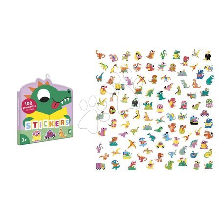 Kézimunka és alkotás - Matricák Dínók Stickers Janod - 2