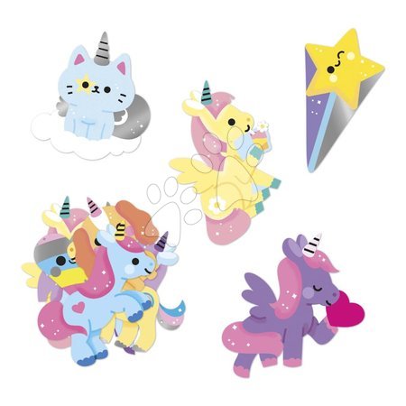 Trabalhos manuais e criação - Autocolantes Unicórnios Unicorns Stickers Janod - 3