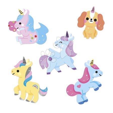 Trabalhos manuais e criação - Autocolantes Unicórnios Unicorns Stickers Janod - 5
