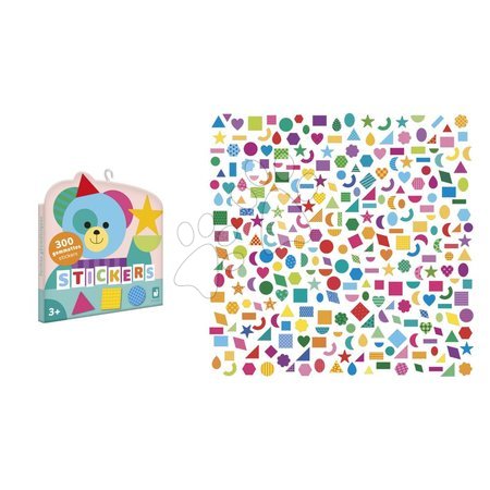 Trabalhos manuais e criação - Autocolantes Formas Geométricas Geometric Shapes Stickers Janod - 4