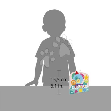 Trabalhos manuais e criação - Autocolantes Formas Geométricas Geometric Shapes Stickers Janod - 3
