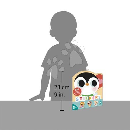 Ръчни работи и творчество - Самозалепващи стикери на малки животни Baby Animals Stickers Janod - 18