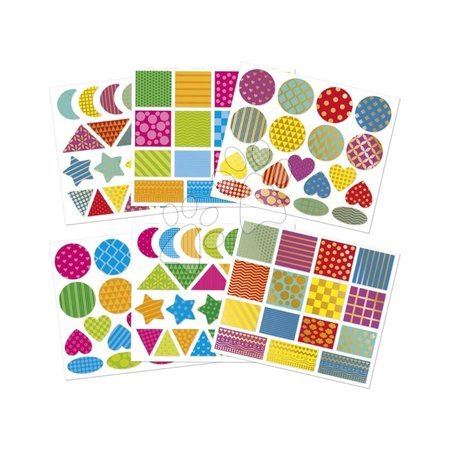 Ръчни работи и творчество | Страница 6 - Samolepky Geometrické tvary Geometric Shapes Stickers Janod_1