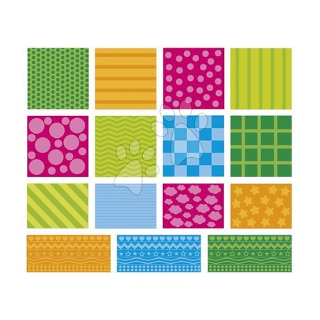 Ръчни работи и творчество - Самозалепващи стикери Геометрични форми Geometric Shapes Stickers Janod - 5
