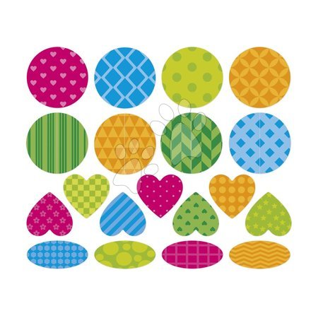 Ръчни работи и творчество - Самозалепващи стикери Геометрични форми Geometric Shapes Stickers Janod - 7