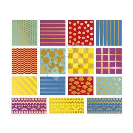 Ръчни работи и творчество - Самозалепващи стикери Геометрични форми Geometric Shapes Stickers Janod - 8