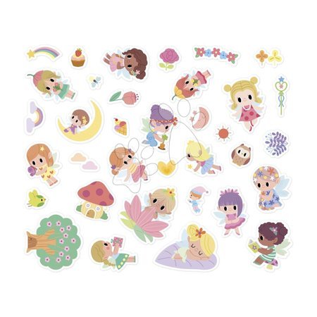 Ръчни работи и творчество - Самозалепващи стикери Феи Fairies Stickers Janod - 6