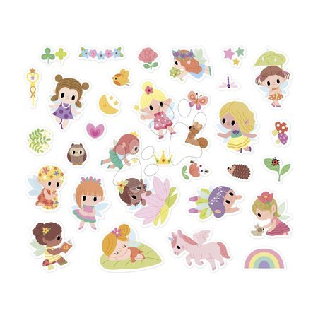Ръчни работи и творчество - Самозалепващи стикери Феи Fairies Stickers Janod - 14