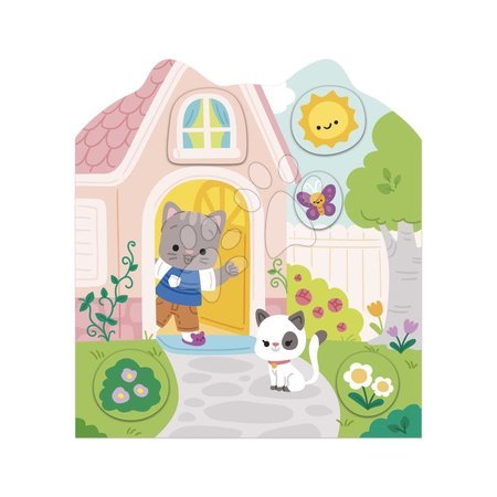 Ръчни работи и творчество - Книга със стикери Дом The House Stickers Book Janod - 10