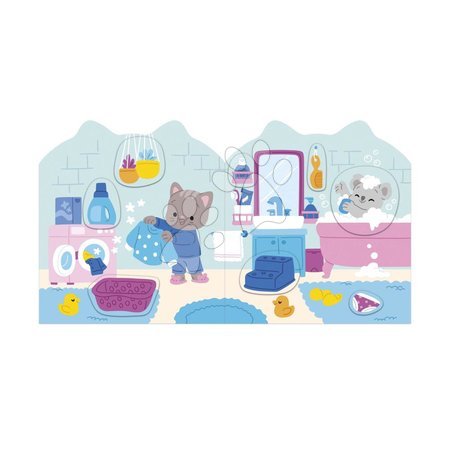 Ръчни работи и творчество - Книга със стикери Дом The House Stickers Book Janod - 11