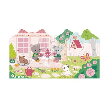 Ръчни работи и творчество - Книга със стикери Дом The House Stickers Book Janod - 13