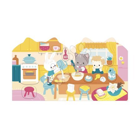 Ръчни работи и творчество - Книга със стикери Дом The House Stickers Book Janod - 16