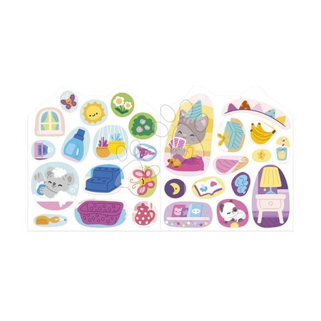 Ръчни работи и творчество - Книга със стикери Дом The House Stickers Book Janod - 17