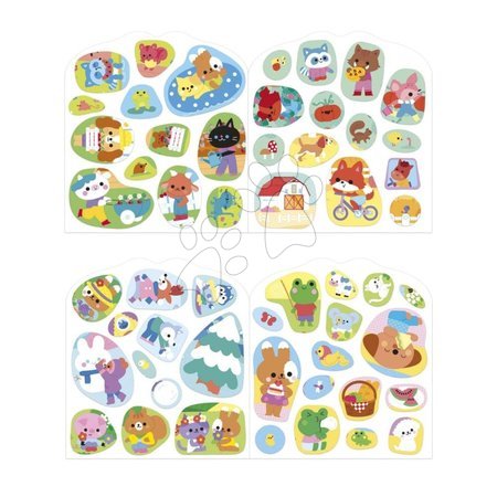 Ръчни работи и творчество - Книга със стикери Vidiek The Countryside Stickers Book Janod - 4
