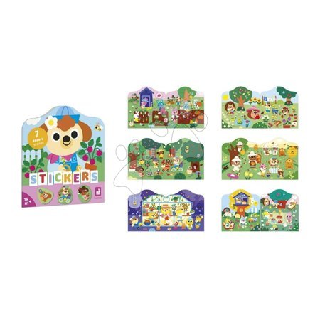 Lucru manual și creație - Carte de autocolante Grădină The Garden Stickers Book Janod - 2