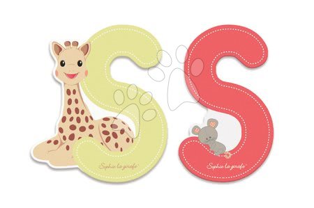 Kojenecké potřeby - Dřevěné písmeno S Sophie The Giraffe Janod