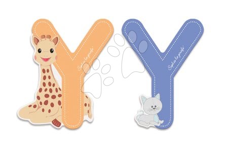 Kojenecké potřeby - Dřevěné písmeno Y Sophie The Giraffe Janod