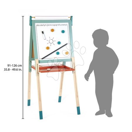 Školní tabule - Drevená magnetická tabuľa Scalable Magnetic Board Janod - 9