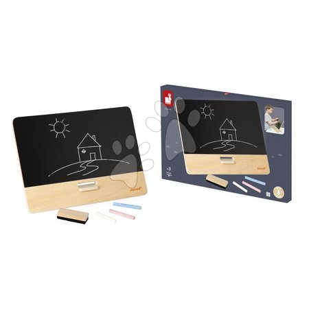Quadros escolares - Lousa de madeira para mesa com suporte Timeless Chalkboard Janod - 9