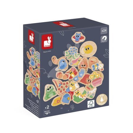 Магнити за деца | Страница 2 - Дървени магнитчета Градина Garden Magnets Janod