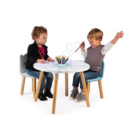 Mobiliário infantil de madeira - Mesa de madeira com cadeiras Table and Chairs Polar Janod - 3