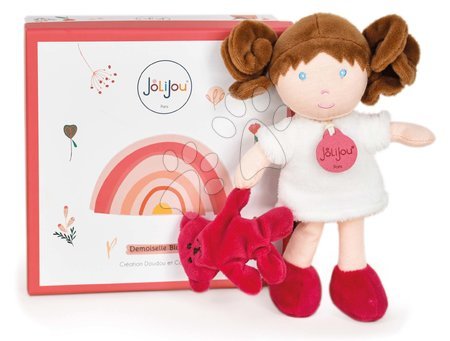 Hadrové panenky - Panenka pro miminka Mrs White My First Doll Jolijou - 2