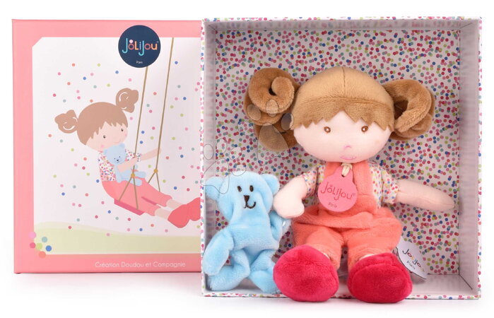 Hadrové panenky - Panenka pro miminka Mrs Confetti My First Doll Jolijou - 13